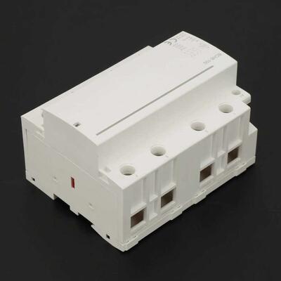 4P 4NC 50/60HZ Household DIN Rail AC Contactor Low Power Con