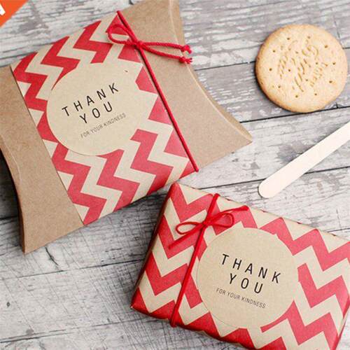 60pcs Thank you Seal sticker Round Kraft Paper Sealing stick