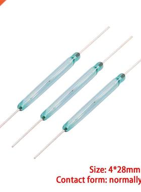 5PCS Reed switch Magnetic Switch 4x28MM Normally Open Magnet