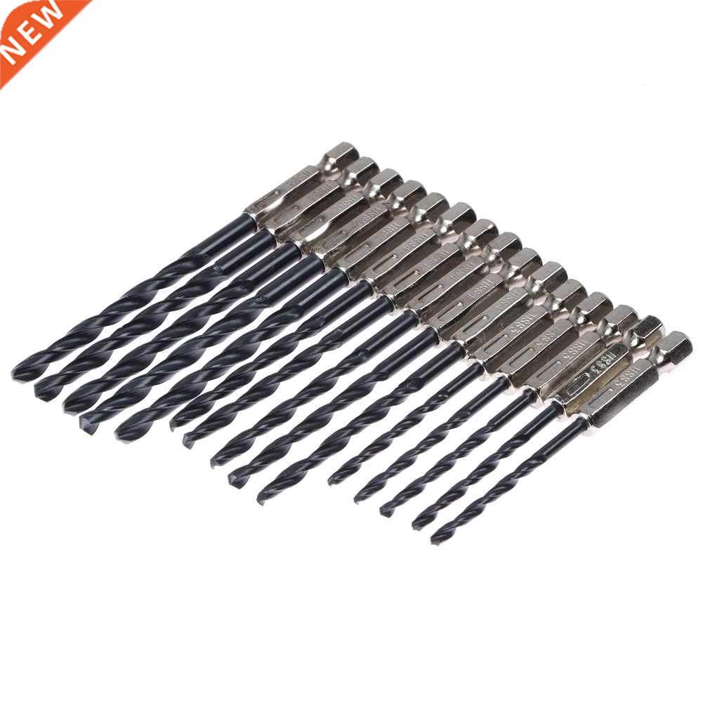 15pcs HSS Coated Drll Bts Set Tool 3 4 5 mm Hex Shank For