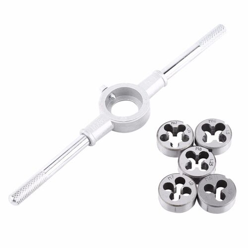 6PCS Metric Die & Wrench Thread Processing Threading Tapping