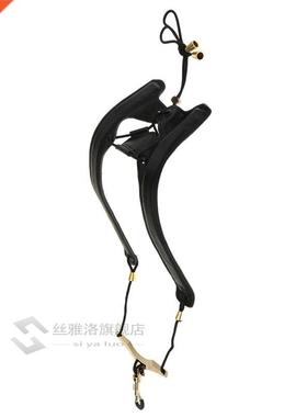 Adjustable Leather Saxophone Shoulder Neck Strap with Buckle