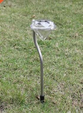 8pcs/lot Sunlight Outside Diamond Shape Solar Lights for Ga