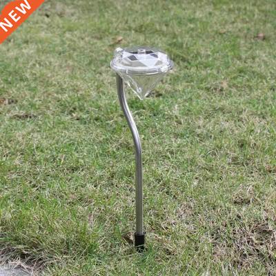 8pcs/lot Sunlight Outside Diamond Shape Solar Lights for Ga