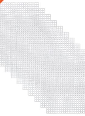 30 Pieces Plastic Mesh Canvas Sheets for Embroidery, Acrylic