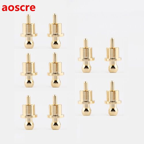 10pcs Gold Plated RCA Cap Plug Short-Circuit Socket Phono Co