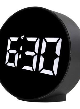 LED Digital Alarm Clock,Small Desk Electronic Table USB Batt