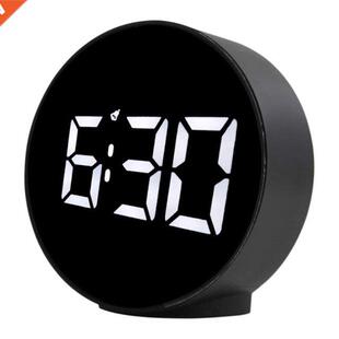LED Digital Alarm Clock,Small Desk Electronic Table USB Batt