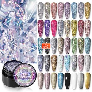 Nail Polish Gel Semi-permanent Varnish UV Glitter Paint
