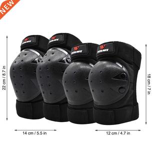 EVA Sports Elbow Knee Shin Armor Geer Guard Pads Protector f