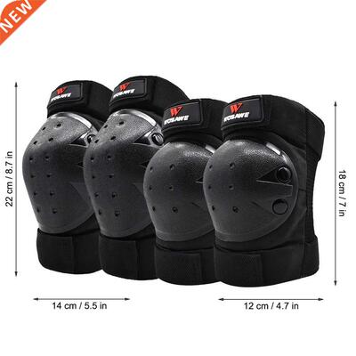 EVA Sports Elbow Knee Shin Armor Geer Guard Pads Protector f