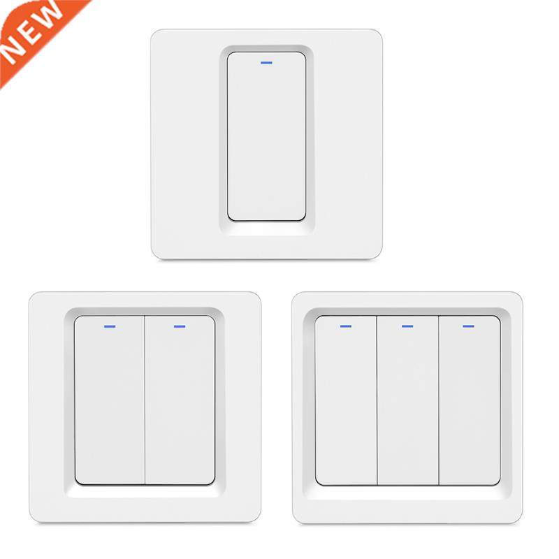 No Hub Required (Wall Switch 3 Gang), Wireless Remote Contro