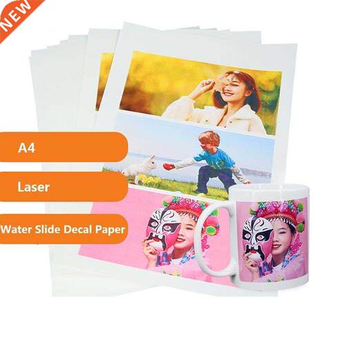 A4 Laser Clear White Water Slide Decal Transfer Paper Film