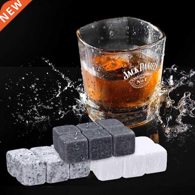 Reusable Ice-Cube Whiskey Champagne Chill Ice Stones Portabl