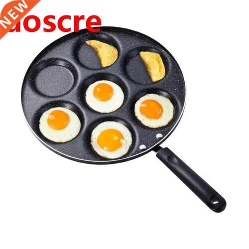 7 Holes Eggs Frying Pot Omelet Pan Non-stick Pancake Steak