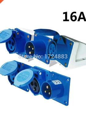 16A 3 pole connector Industrial malefemale sockets SF-113/S