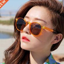 Round Orange Sunglasses For Women Luxury 2022 Men Brand Desi