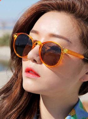 Round Orange Sunglasses For Women Luxury 2022 Men Brand Desi