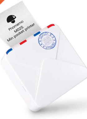 Phomemo M02S Mini Pocket Printer 300dpi Therml Mobile Print