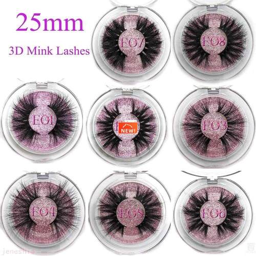 25mm False Eyelashes Wholesale Thick Strip 25mm 3D Mink Lash