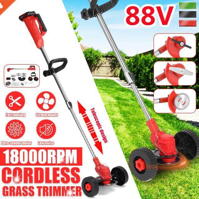 Adjustable Handheld Mowing Machine Garden Power Tool with Ba