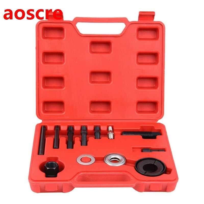Professional 13pcs Automotive Pulley Puller Remover Installe