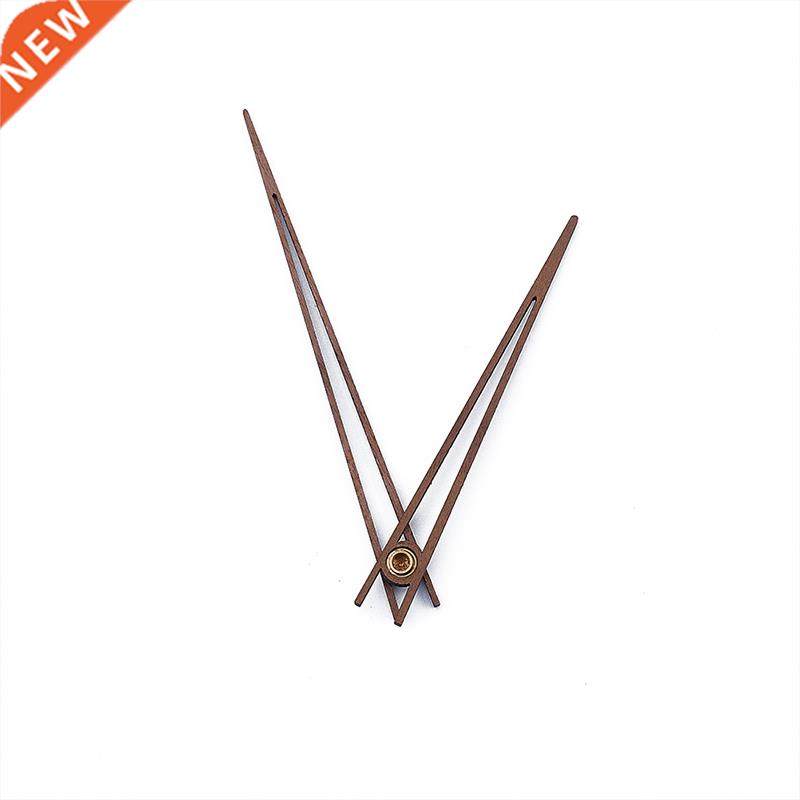 Wooden hands with sun silent clock movement walnut wood need