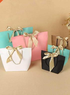 10pcs Present Box For Clothes Books Packaging Gold Handle Pa