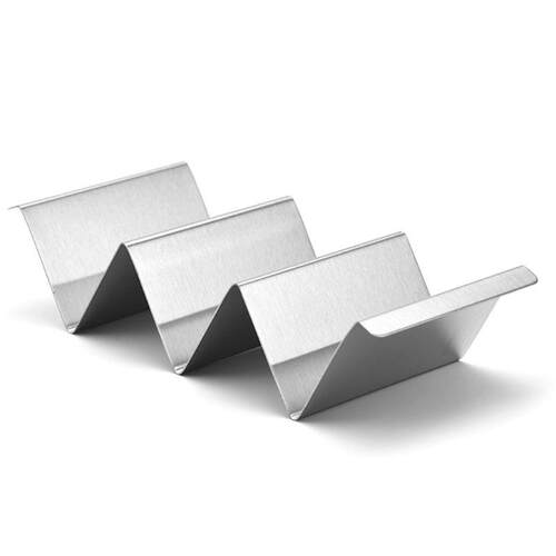 Taco Holder Stands Stainless Steel with Easy-Access Handle,