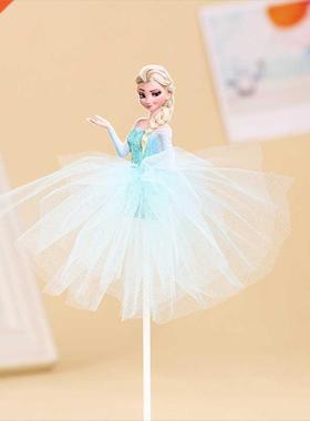 1pcs/Lot Frozen Elsa Anna Princess Cake Cupcake Toppers Cake