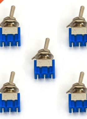 5pcs 3 Pin Mini Toggle Switch AC 125V 6A ON/ON 2 Position SP