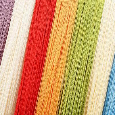Multi-color Optional 100CM X 200CM Thread Line Curtains for