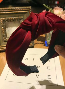 Solid Colors Hair Knotted Hair Band for Women Headbands Girl