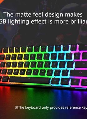 1Set Double Shot PBT Keycap 104 Keys Pudding Backlight Keyca