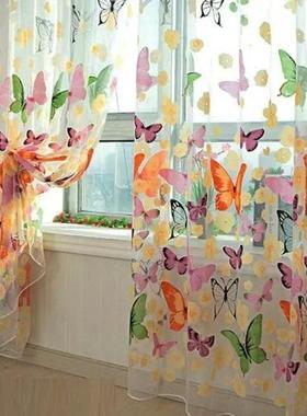 New Transparent Butterfly Blinds for Living Room Bedroom Col