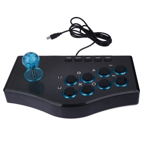 USB Fighting Stick Arcade Joystick Gamepad Rocker Controller