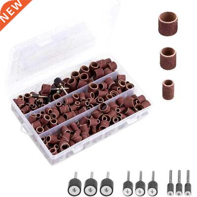 338 Pcs Sanding Drum Kit, Including 329 Pcs Sanding Belts An