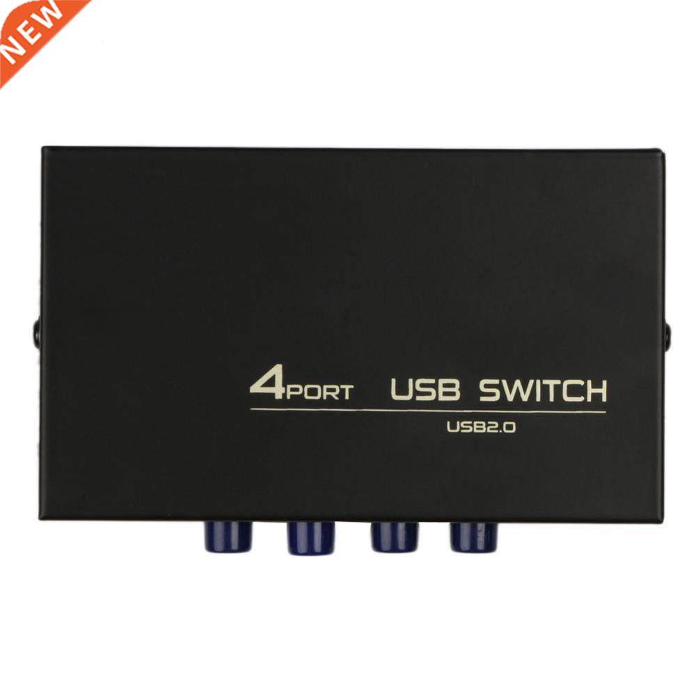 4 Ports USB 2.0 Sharing Switch Switcher Adapter Box For PC S