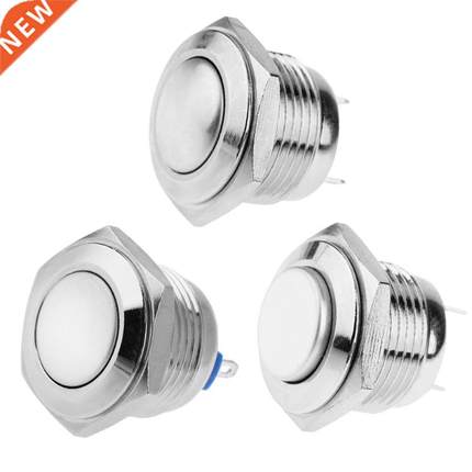 16mm reset push button switch 3A36V ball Flat head car horn