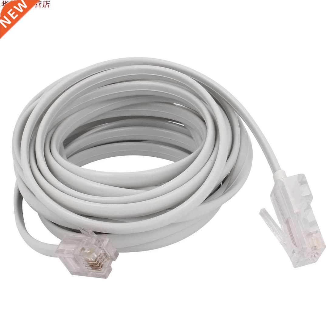 RJ11 6P4C à RJ45 8P4C téléphone modulai