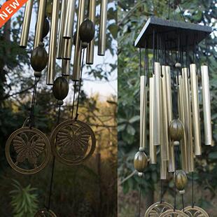 Wind Chimes Bells Copper 12xTubes Outdoor Yard Garden Living