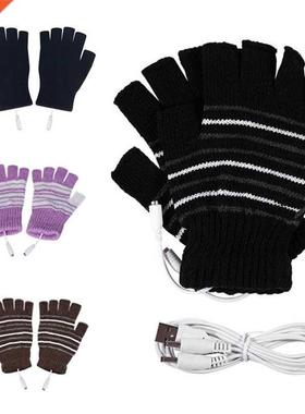 Outdoor Winter Electric Heating Gloves Thermal USB Heated G