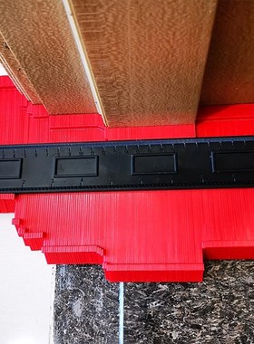 12/14/25 Cm Irregular Contours Gauge Arc Ruler Plastic Gauge