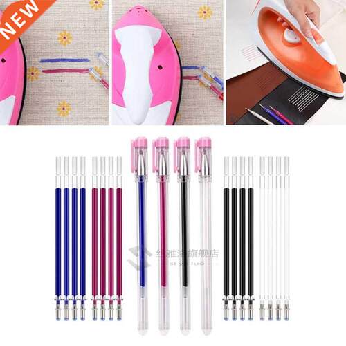 4PCS Heat Erasable Fabric Marker Pens Set with 20PCS Refills
