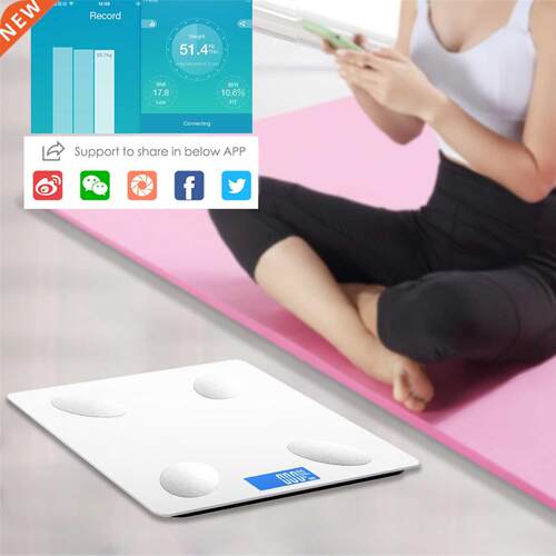 Smart Electronic ?BMI Scale Bluetooth Body Fat Scale LED Dig