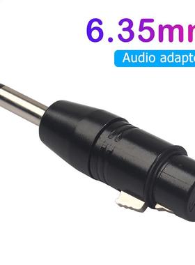 6.35mm Mono Male to XLR 3 Pin Female/Male Audio Plug Convert