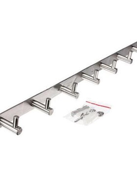 8 Hooks Coat Robe Hat Clothes Wall Hanger Rack Holder Stainl