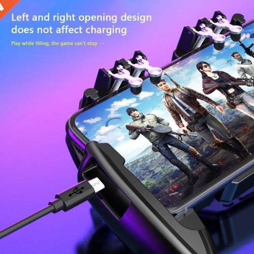 6 Fingers Cooling Button Gamepad Portable Carrying Decor Mob