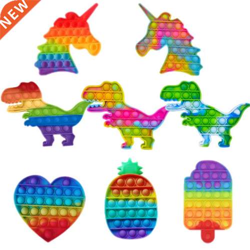 Game Handle Fidget Toys Pack Its Square Antisss New Push Bub