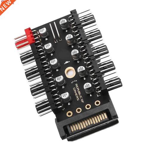 Chassis Cooler Controller Adapter PC 4Pin PWM Cooling Fan Hu